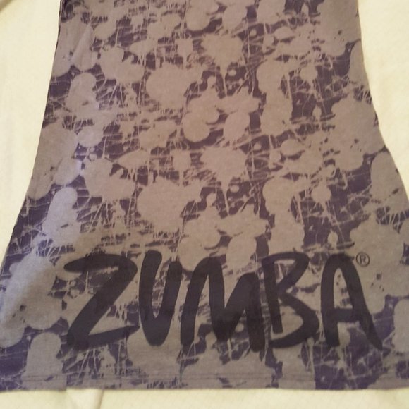 2/$20 Burnout Zumba Sheer Tank Shirt - Picture 4 of 10